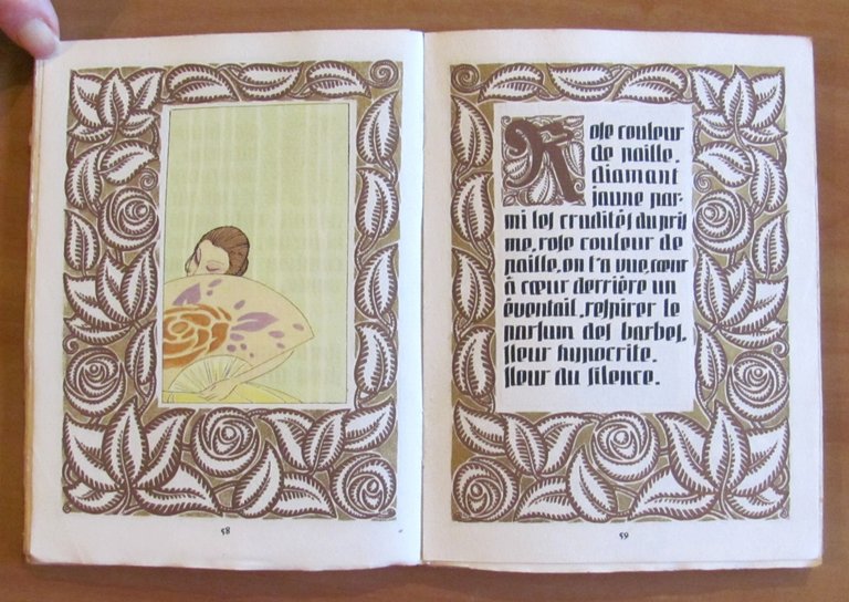 LITANIES DE LA ROSE, I edizione 1919 iil. A. DOMIN …