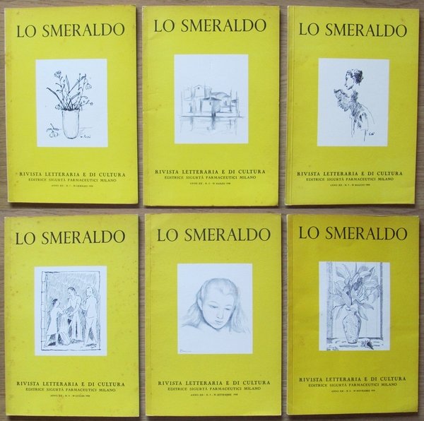 LO SMERALDO Rivista Letteraria e di Cultura 1958 - NN.1/6 …