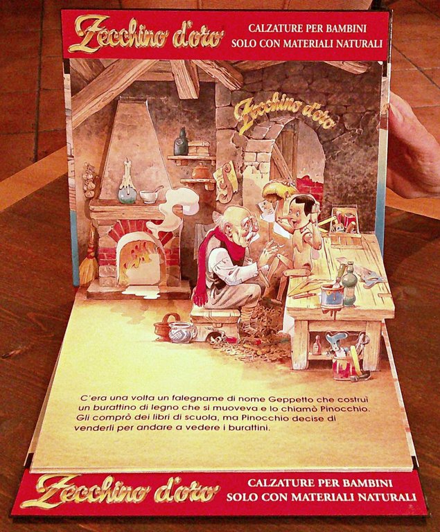 LO ZECCHINO D'ORO presenta la storia di PINOCCHIO - POP-UP