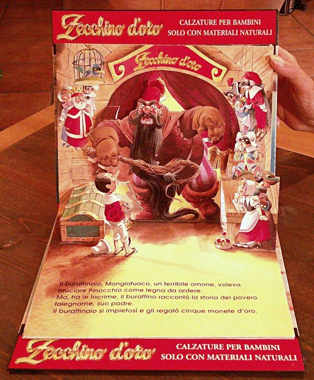 LO ZECCHINO D'ORO presenta la storia di PINOCCHIO - POP-UP