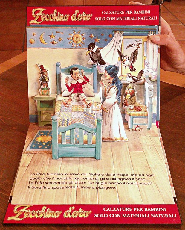 LO ZECCHINO D'ORO presenta la storia di PINOCCHIO - POP-UP