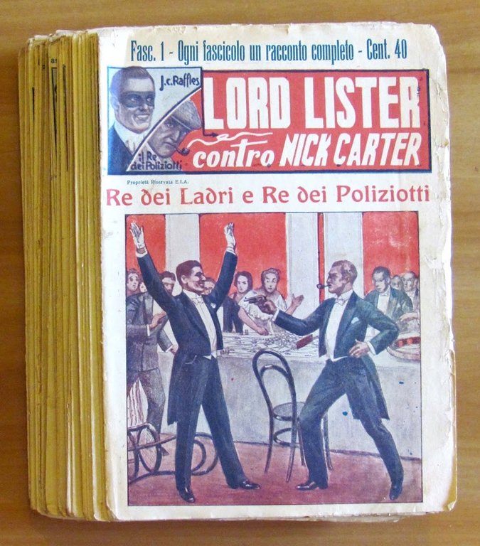 LORD LISTER contro NICK CARTER - Raccolta Completa in 36 …
