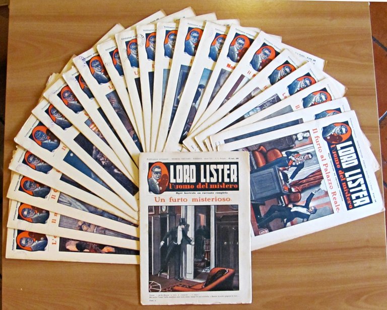 LORD LISTER L'uomo del mistero, 1929 - Fascicoli N.1/70 - …