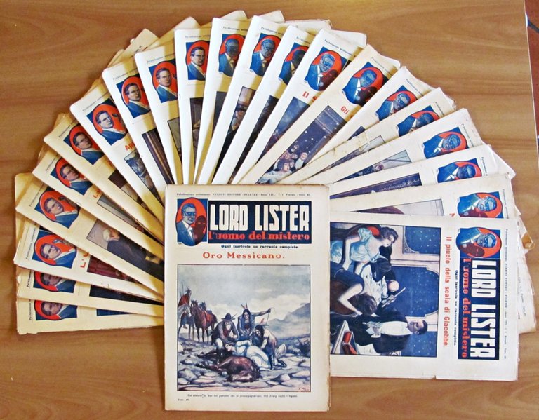 LORD LISTER L'uomo del mistero, 1929 - Fascicoli N.1/70 - …