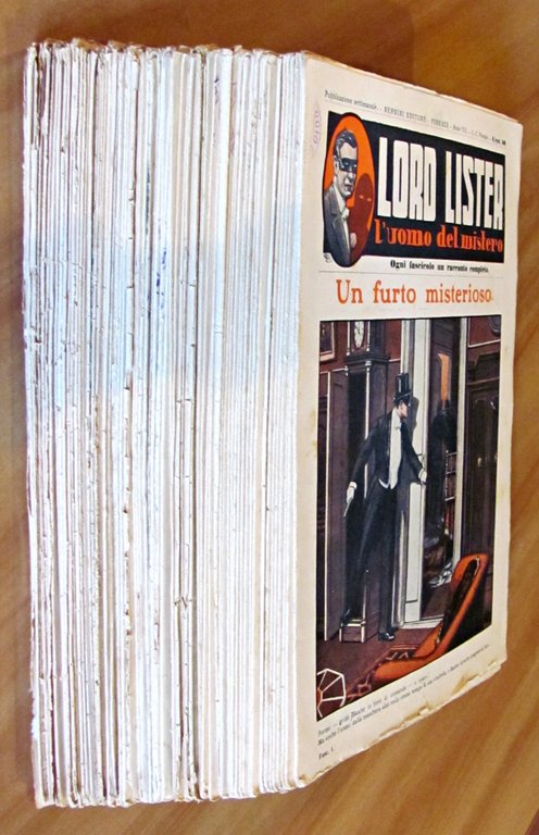 LORD LISTER L'uomo del mistero, 1929 - Fascicoli N.1/70 - …