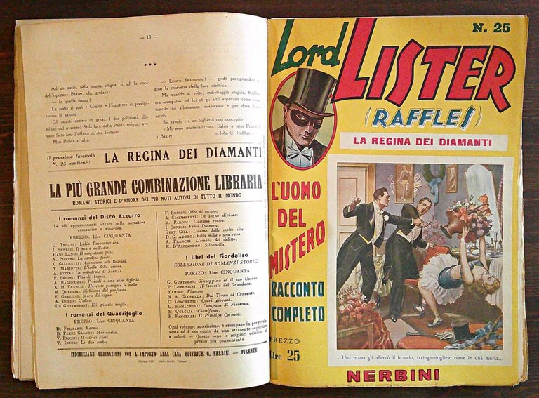LORD LISTER (RAFFLES) - Vol. II N.17/30, 1948