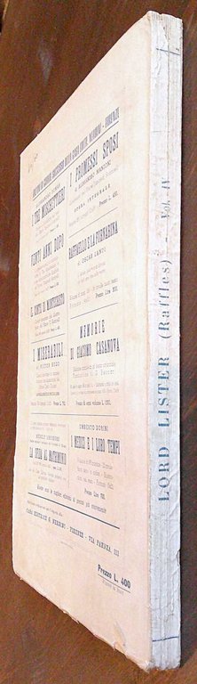 LORD LISTER (RAFFLES) - Vol. IV - N.46/60, 1948