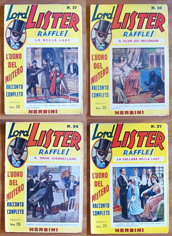LORD LISTER (RAFFLES) L'uomo del mistero - Fascicoli 1/70 (-14) …