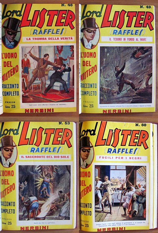 LORD LISTER (RAFFLES) L'uomo del mistero - Fascicoli 1/70 (-14) …