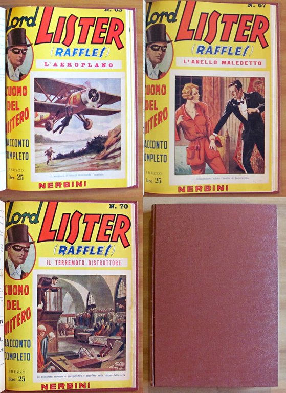 LORD LISTER (RAFFLES) L'uomo del mistero - Fascicoli 1/70 (-14) …