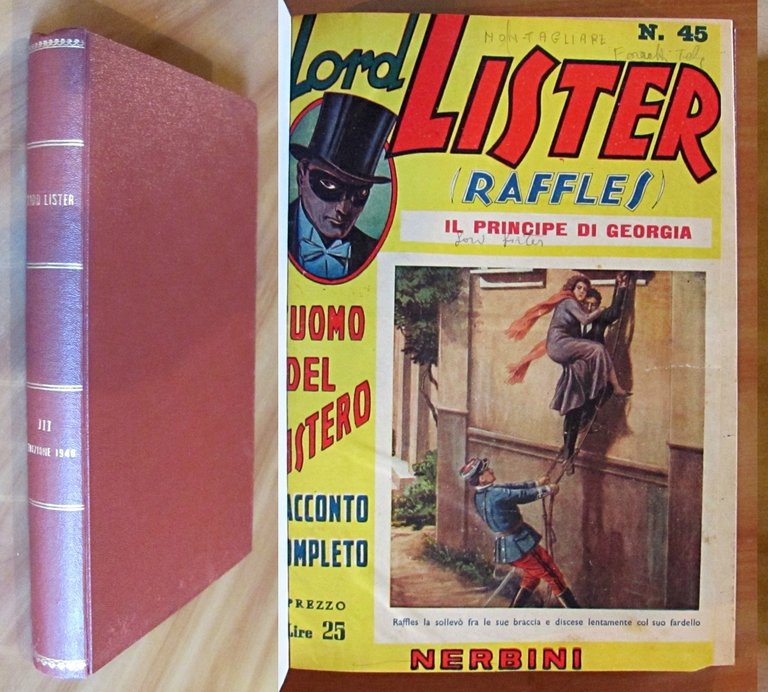 LORD LISTER (RAFFLES) L'uomo del mistero - Fascicoli 1/70 (-14) …