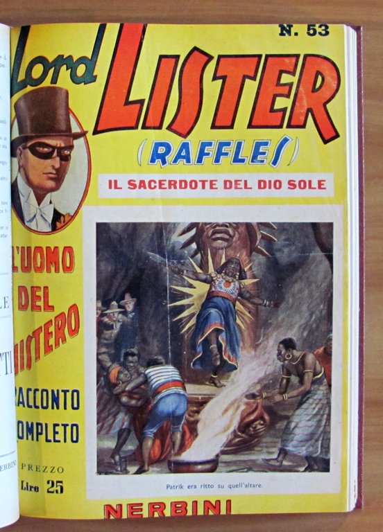 LORD LISTER (RAFFLES) L'uomo del mistero - Fascicoli 1/70 (-14) …