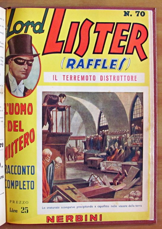LORD LISTER (RAFFLES) L'uomo del mistero - Fascicoli 1/70 (-14) …
