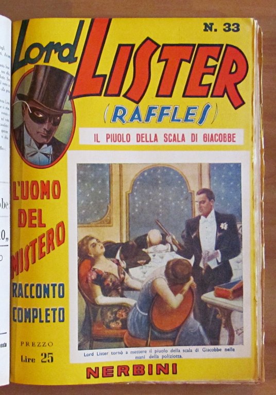 LORD LISTER (RAFFLES) Vol. III - Dal N.31 al N.45