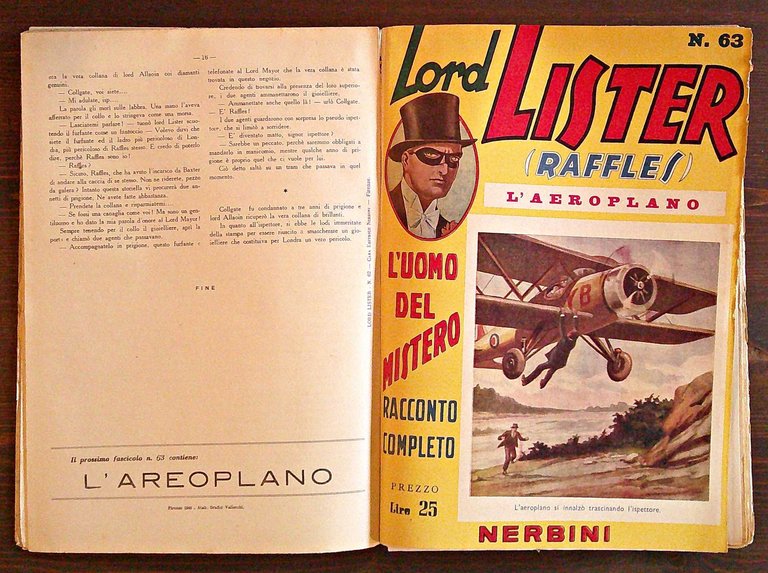 LORD LISTER (RAFFLES) Vol. V - N.61/70, 1948