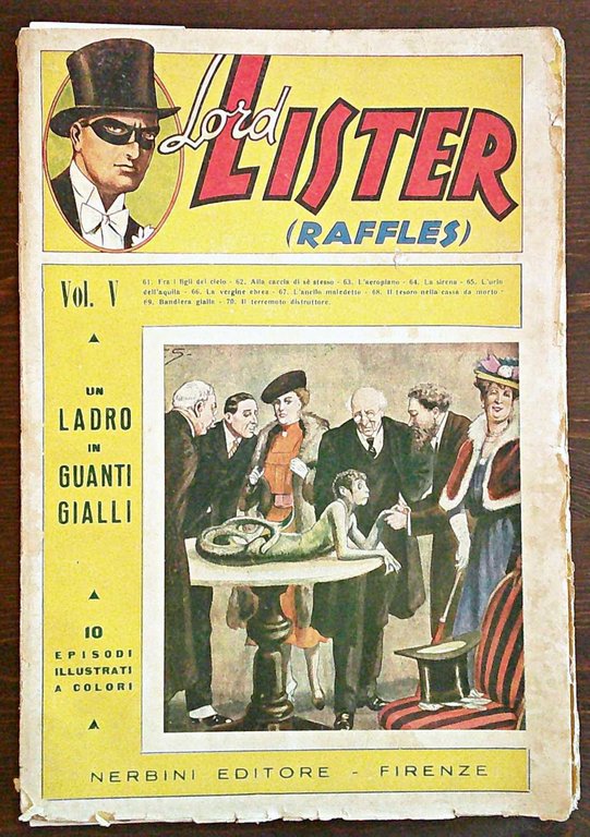 LORD LISTER (RAFFLES) Vol. V - N.61/70, 1948