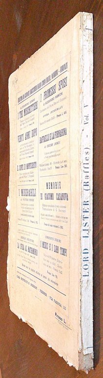 LORD LISTER (RAFFLES) Vol. V - N.61/70, 1948