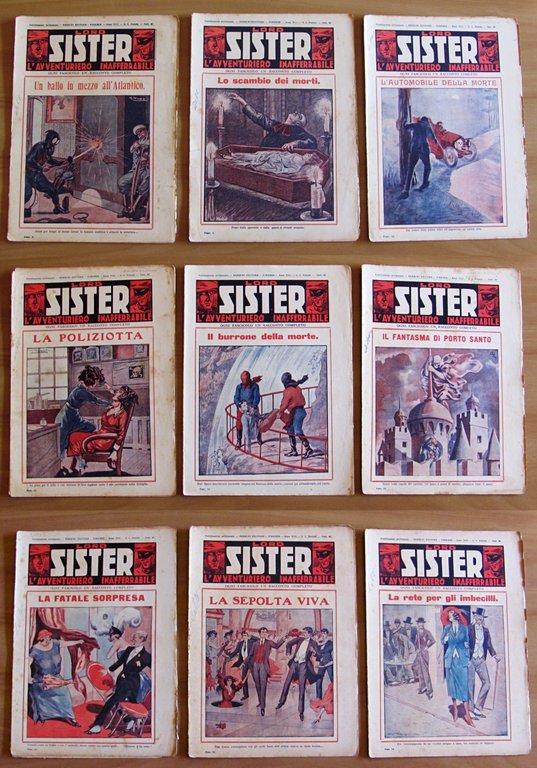 LORD SISTER L'AVVENTURIERO INAFFERRABILE Fasc. 2/34, 1930