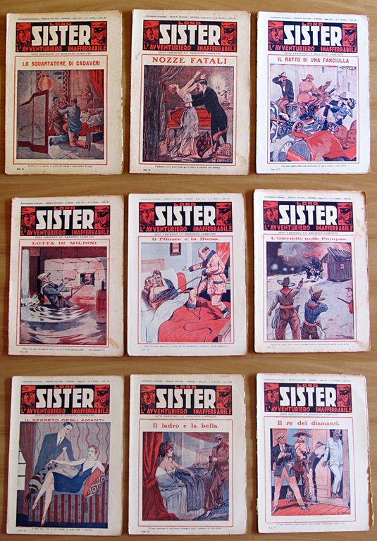 LORD SISTER L'AVVENTURIERO INAFFERRABILE Fasc. 2/34, 1930
