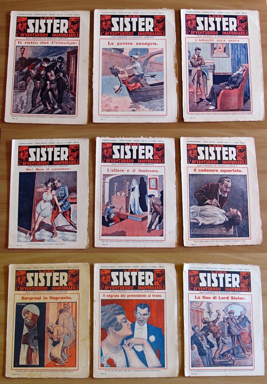 LORD SISTER L'AVVENTURIERO INAFFERRABILE Fasc. 2/34, 1930