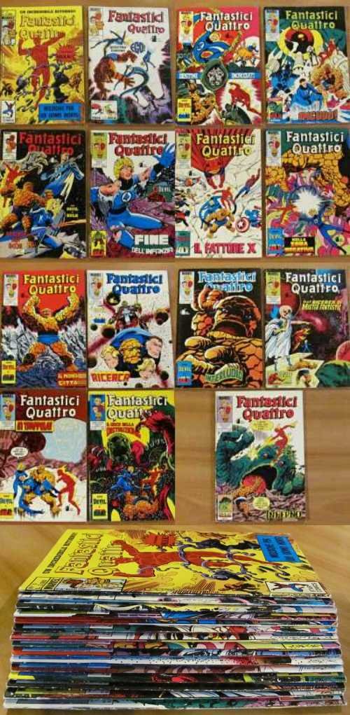 Lotto 15 Fumetti I FANTASTICI QUATTRO N.5/36, 1989