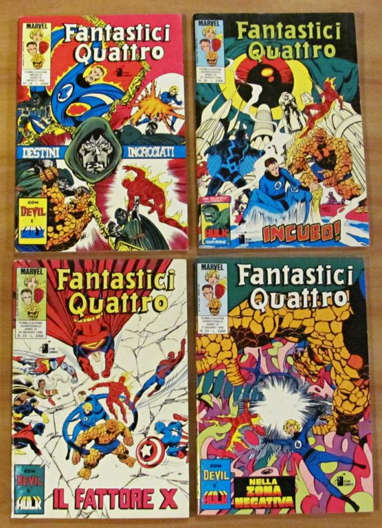 Lotto 15 Fumetti I FANTASTICI QUATTRO N.5/36, 1989