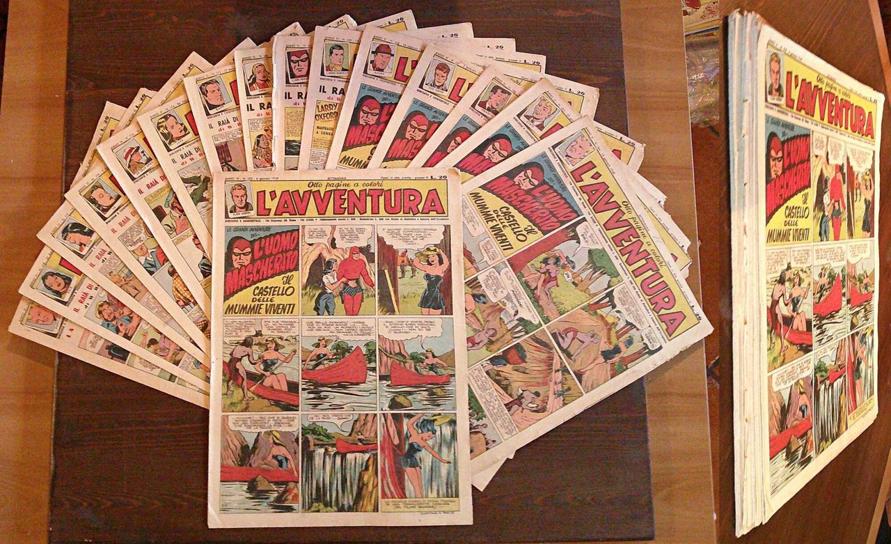 Lotto 16 Fascicoli L'AVVENTURA N.103/123, 1949