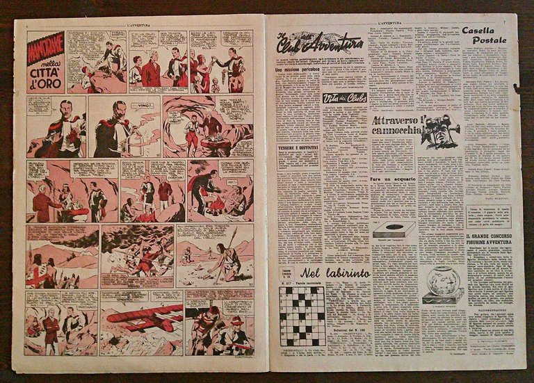 Lotto 16 Fascicoli L'AVVENTURA N.103/123, 1949