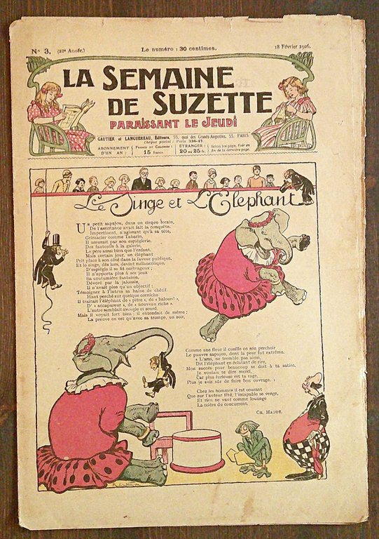 Lotto 21 Fascicoli N.1/51 - LA SEMAINE DE SUZETTE, 1926