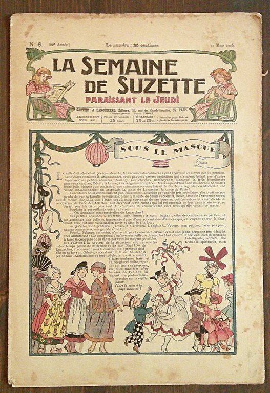 Lotto 21 Fascicoli N.1/51 - LA SEMAINE DE SUZETTE, 1926