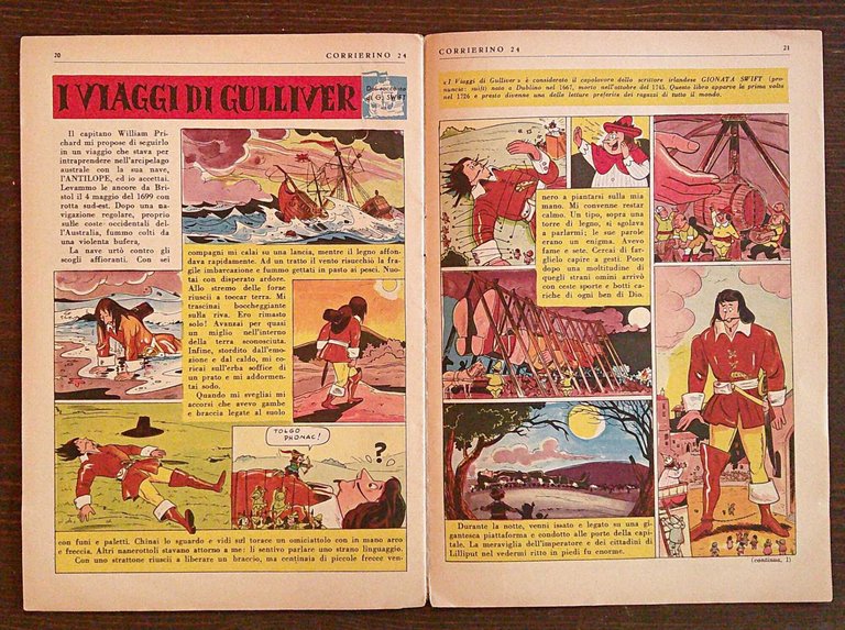 Lotto 24 Albi CORRIERINO settimanale, 1958 - con storia di …