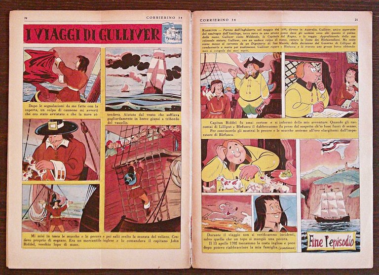 Lotto 24 Albi CORRIERINO settimanale, 1958 - con storia di …