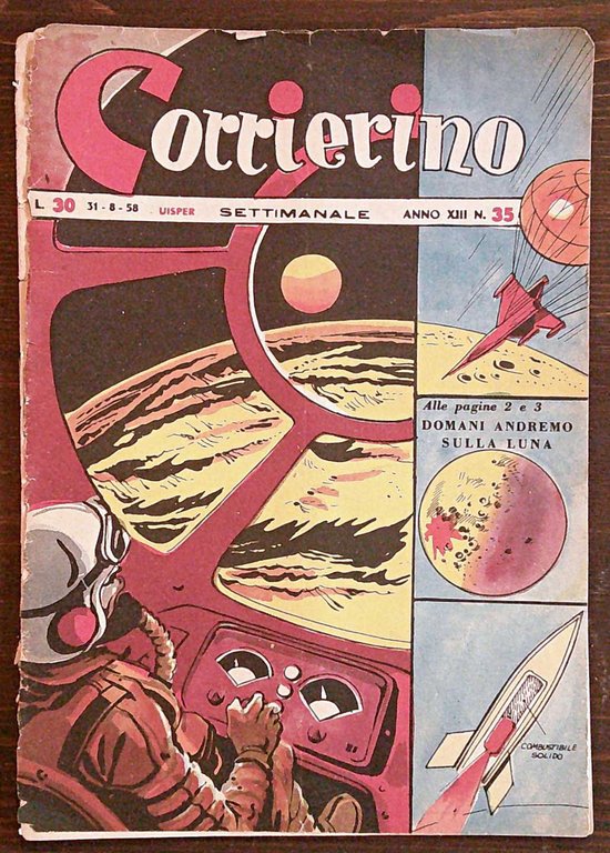 Lotto 24 Albi CORRIERINO settimanale, 1958 - con storia di …