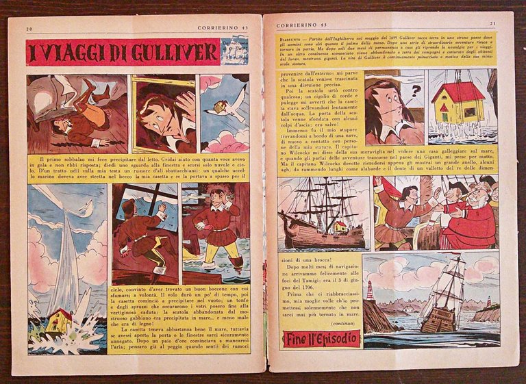 Lotto 24 Albi CORRIERINO settimanale, 1958 - con storia di …