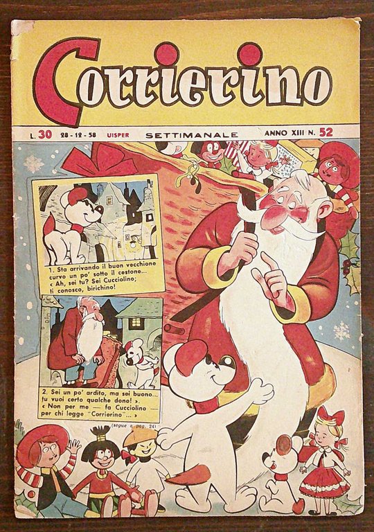Lotto 24 Albi CORRIERINO settimanale, 1958 - con storia di …