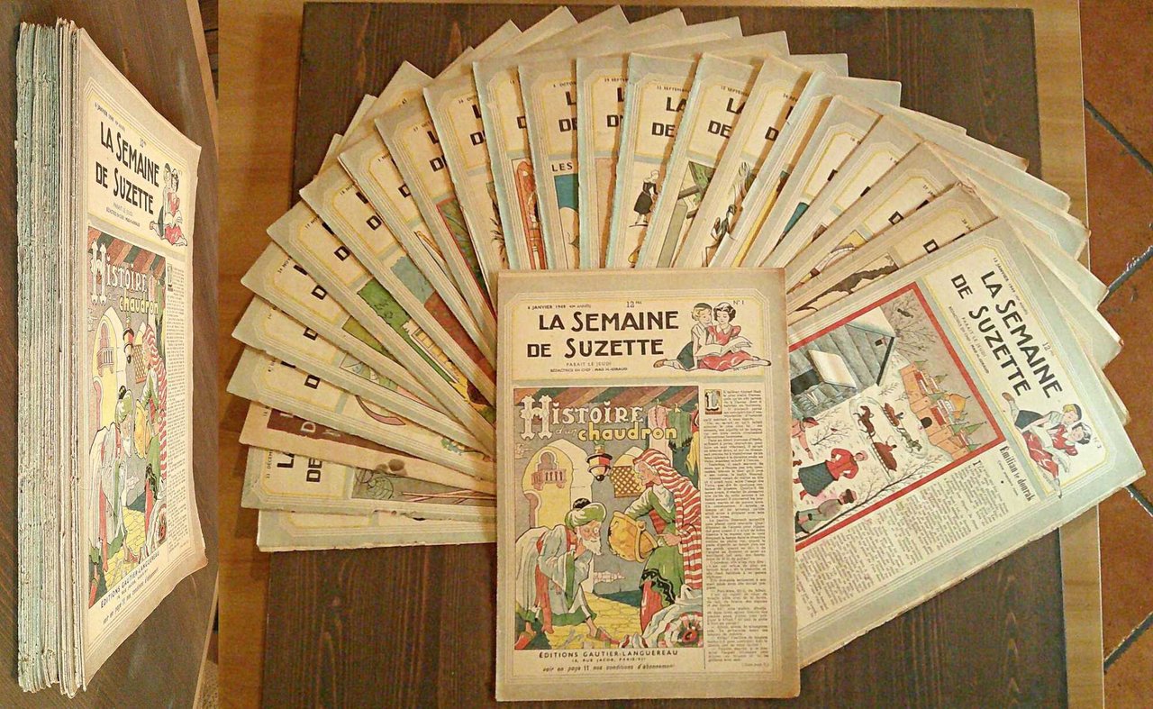 Lotto 24 Fascicoli 1/52 - LA SEMAINE DE SUZETTE, 1949