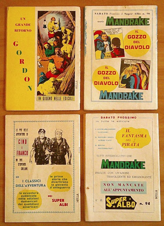 Lotto 28 Fasc. Super Albo L'UOMO MASCHERATO N.71/161