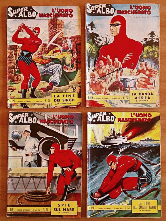 Lotto 28 Fasc. Super Albo L'UOMO MASCHERATO N.71/161