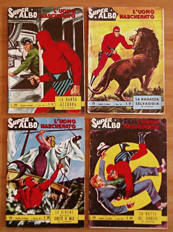 Lotto 28 Fasc. Super Albo L'UOMO MASCHERATO N.71/161