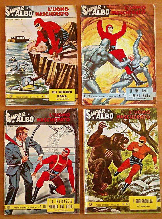 Lotto 28 Fasc. Super Albo L'UOMO MASCHERATO N.71/161