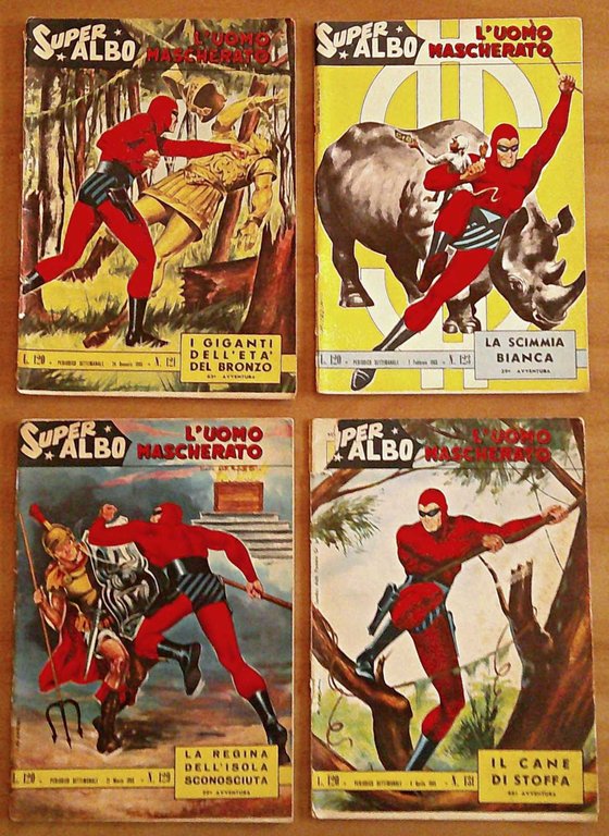 Lotto 28 Fasc. Super Albo L'UOMO MASCHERATO N.71/161