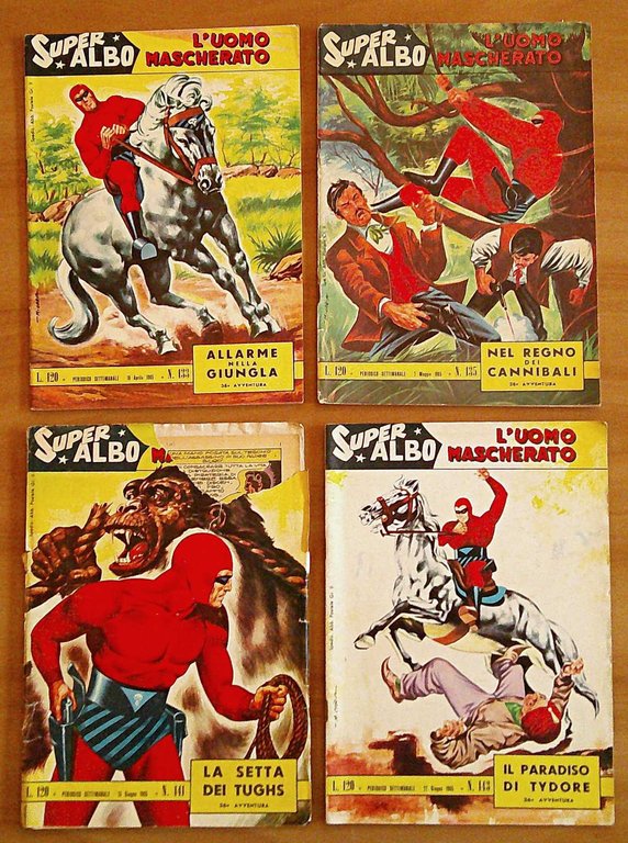 Lotto 28 Fasc. Super Albo L'UOMO MASCHERATO N.71/161