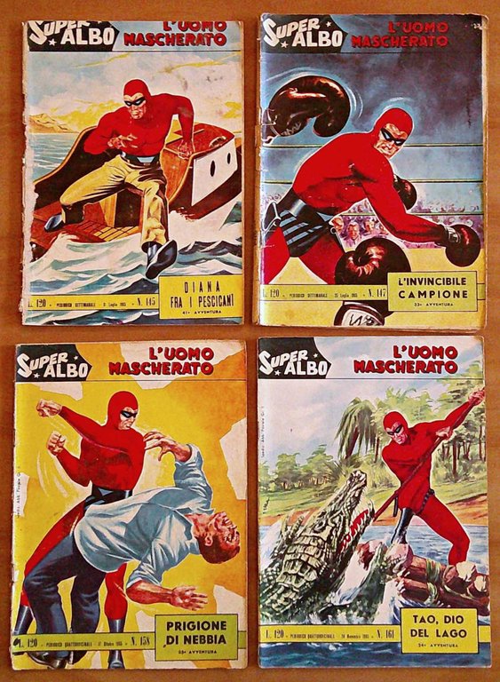 Lotto 28 Fasc. Super Albo L'UOMO MASCHERATO N.71/161