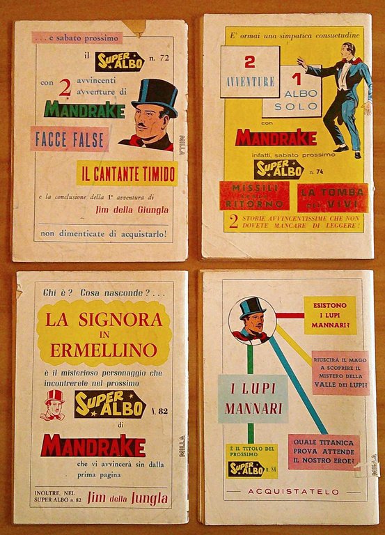 Lotto 28 Fasc. Super Albo L'UOMO MASCHERATO N.71/161