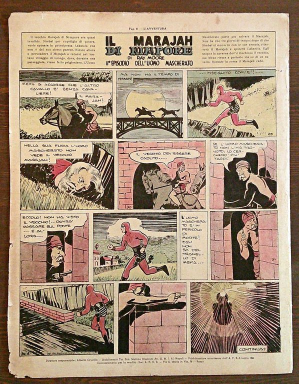 Lotto 8 Fascicoli L'AVVENTURA N.9/32, 1945