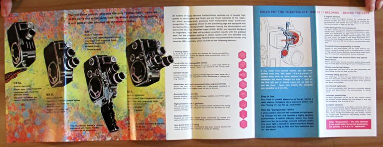 Lotto di 10 Brochure BOLEX PAILLARD - FOTOGRAFIA, CINEMATOGRAFIA