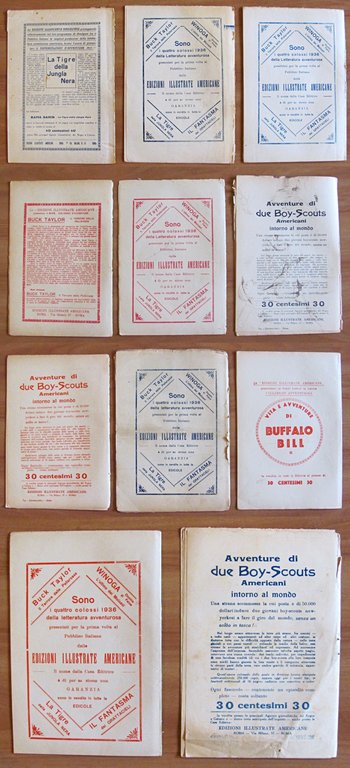 Lotto di 11 fascicoli LORD LISTER