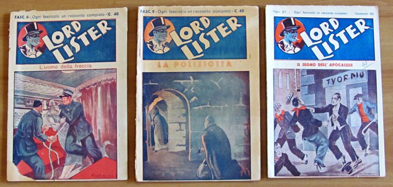 Lotto di 11 fascicoli LORD LISTER