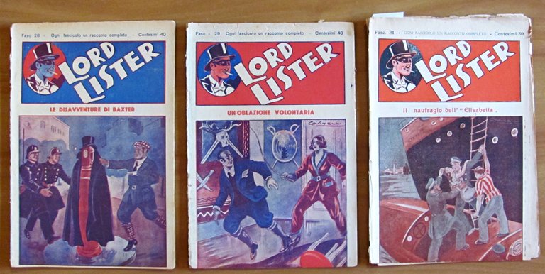Lotto di 11 fascicoli LORD LISTER