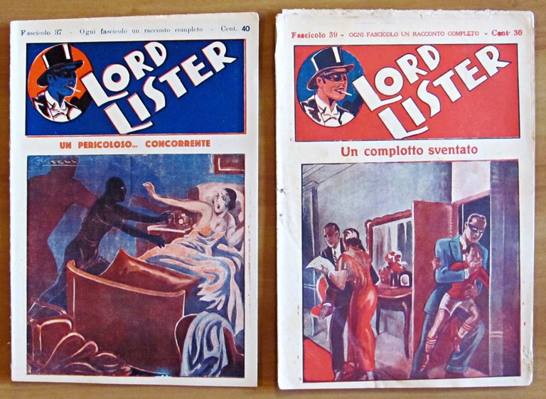 Lotto di 11 fascicoli LORD LISTER